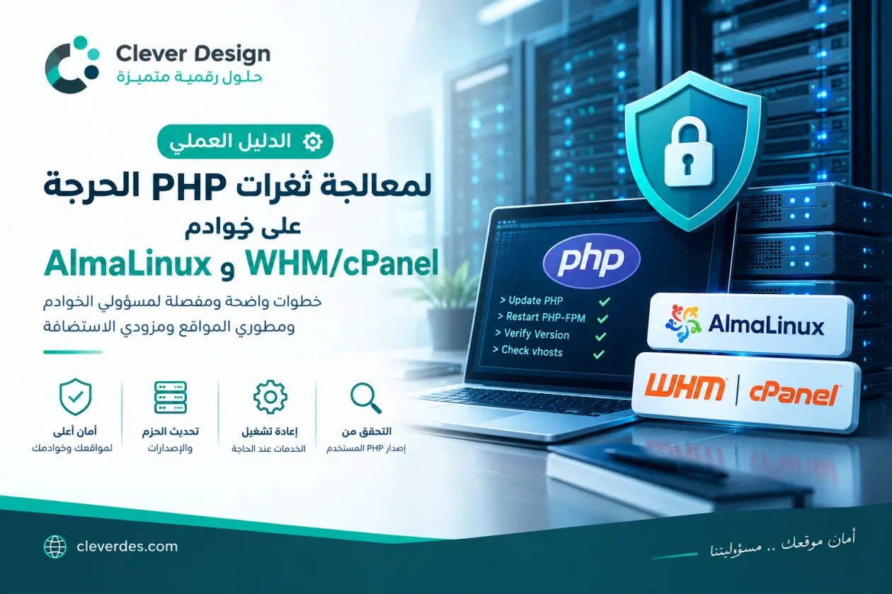 الدليل التطبيقي و العملي لمعالجة ثغرات PHP الحرجة على خوادم AlmaLinux وWHM/cPanel